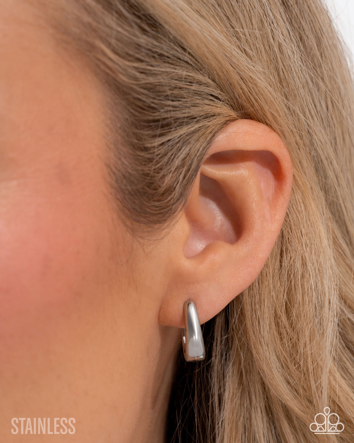 Stainless Stroll - Silver Earring