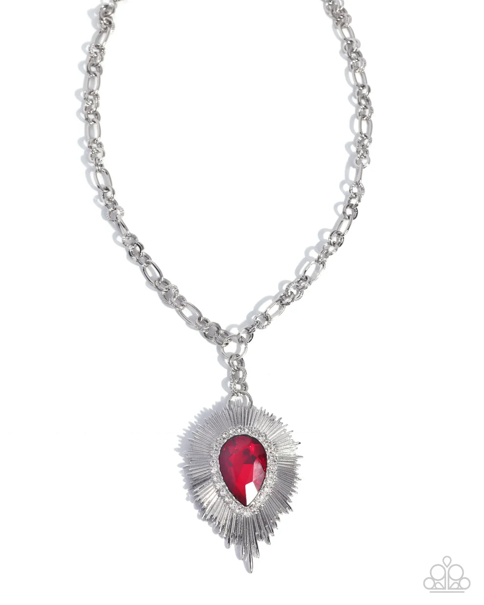 Sunburst State - Red Necklace