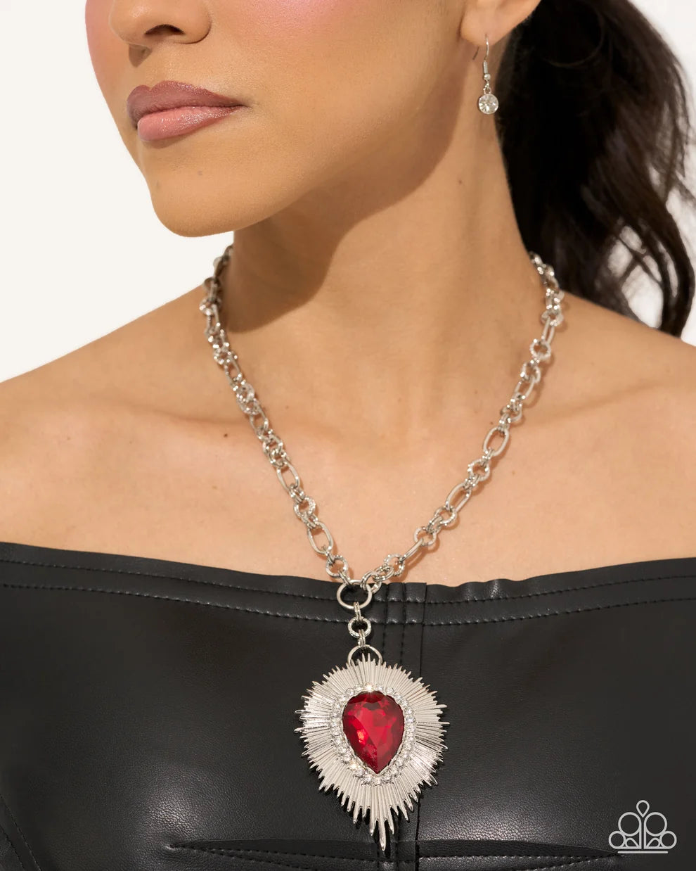 Sunburst State - Red Necklace