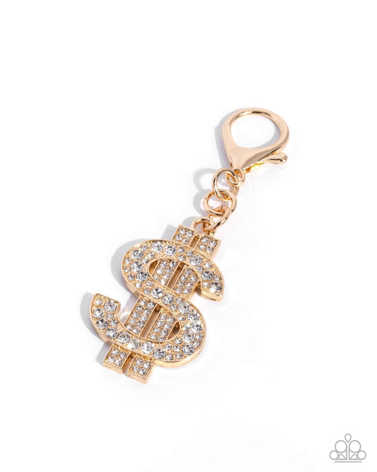 Wealthy Patron - Gold Bag Charm