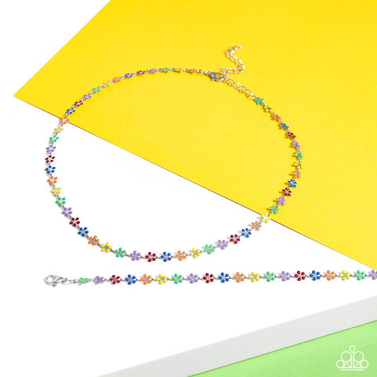 Floral Catwalk - Multi Necklace & Bracelet Set