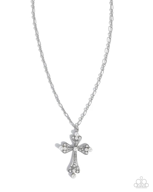 Heavenly Haul - White Necklace