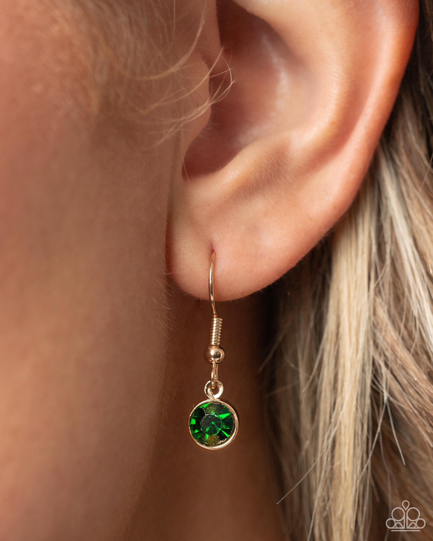 Four Leaf Fashion - Green Necklace