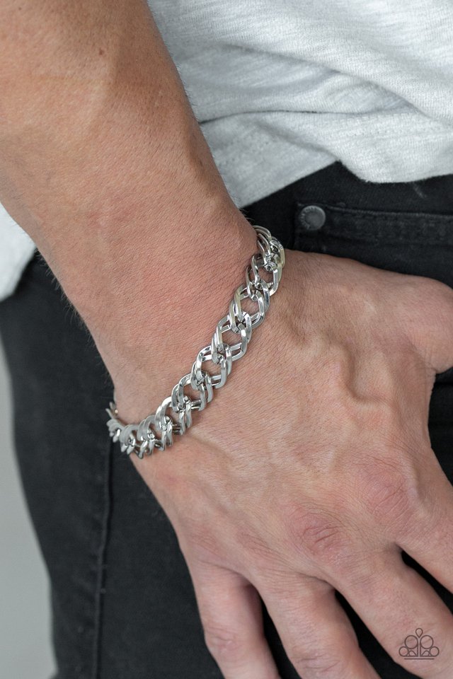 On The Ropes - Silver Bracelet