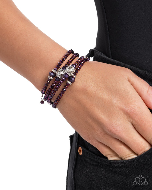 Sensible Shimmer - Purple Bracelet