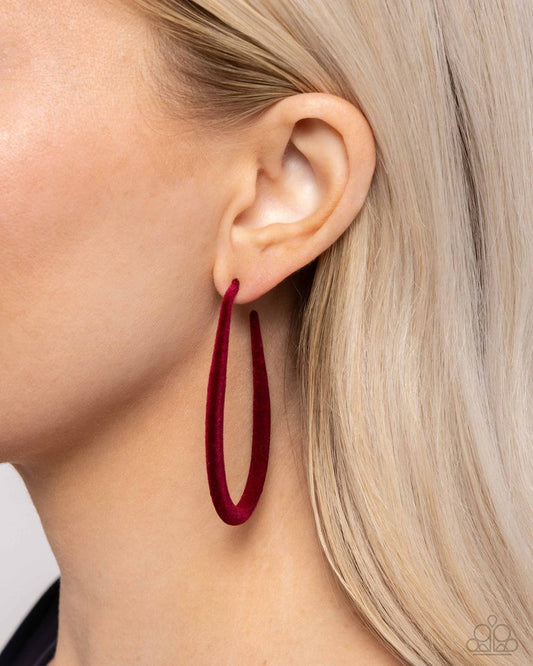 The Right Angle - Red Earring