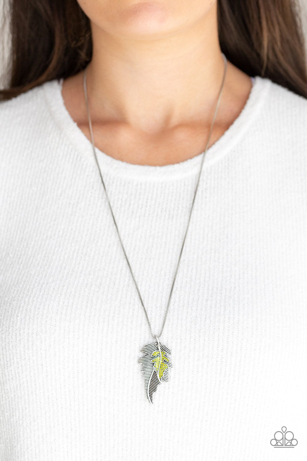 Green Enchanted Meadow Necklace