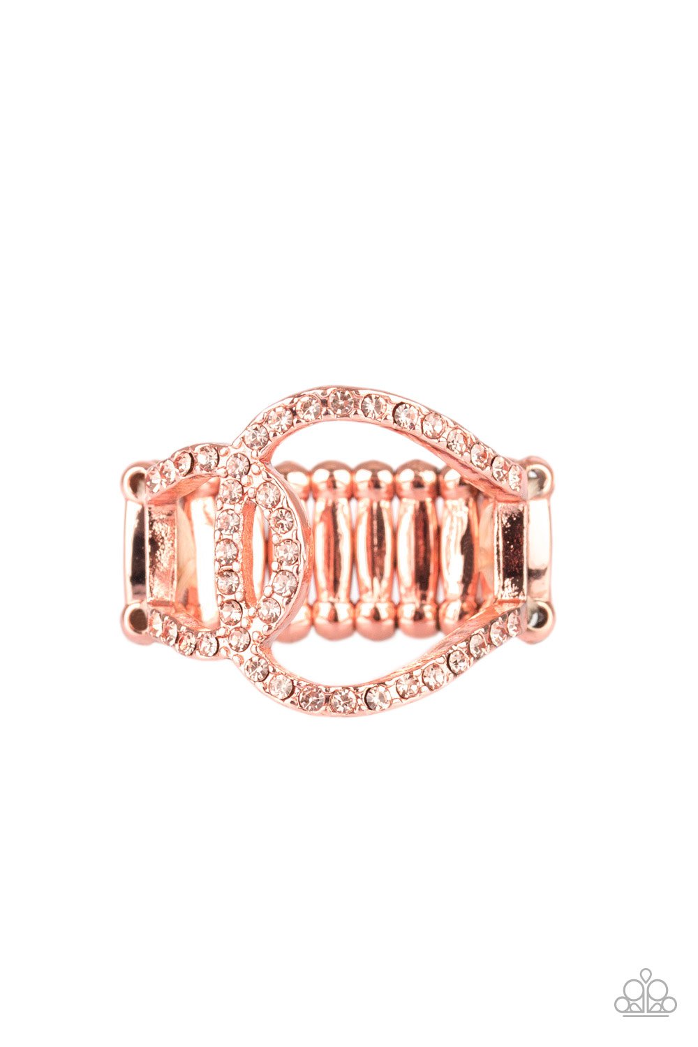 Copper Radial Raddiance Ring