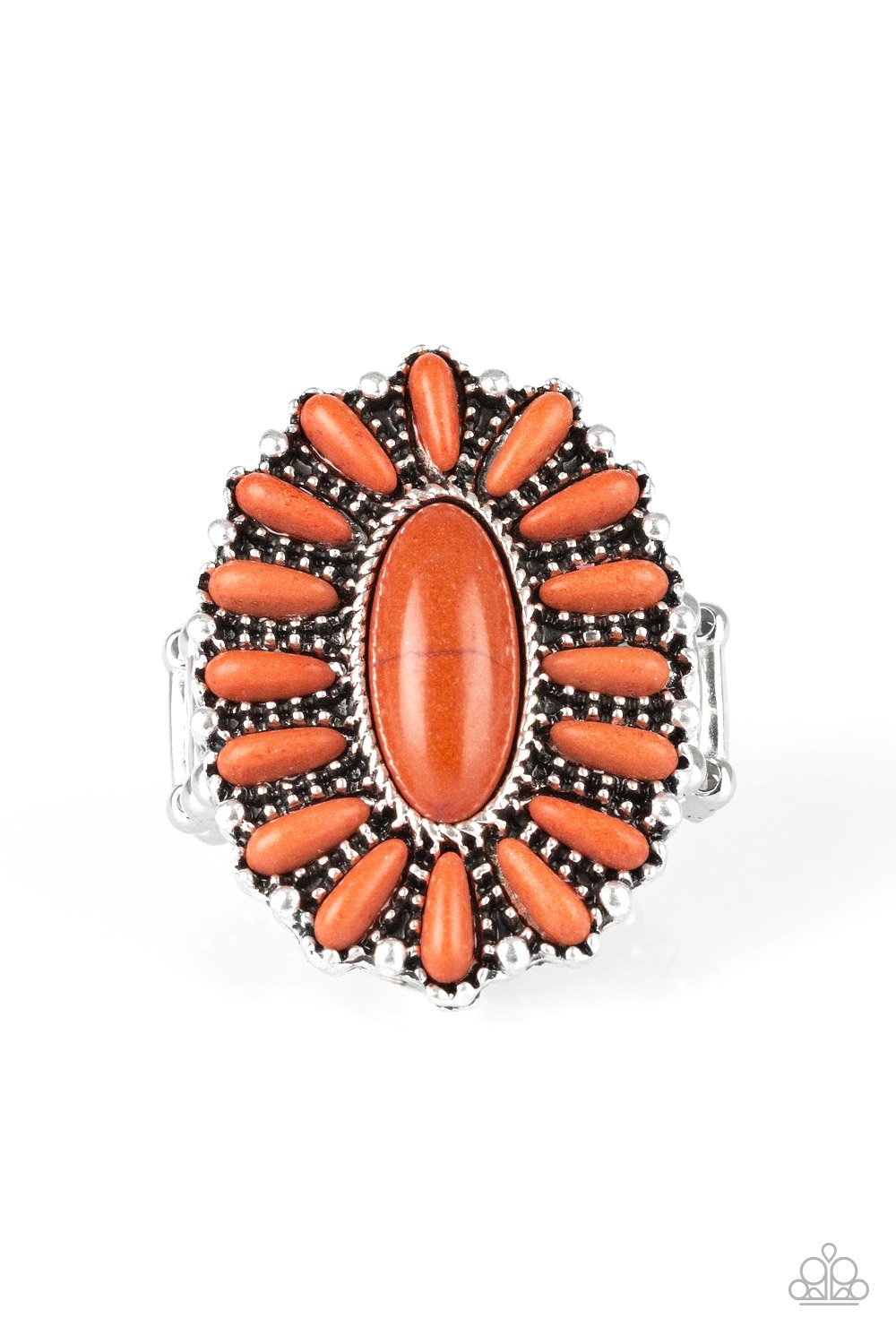 Orange Cactus Cabana Ring