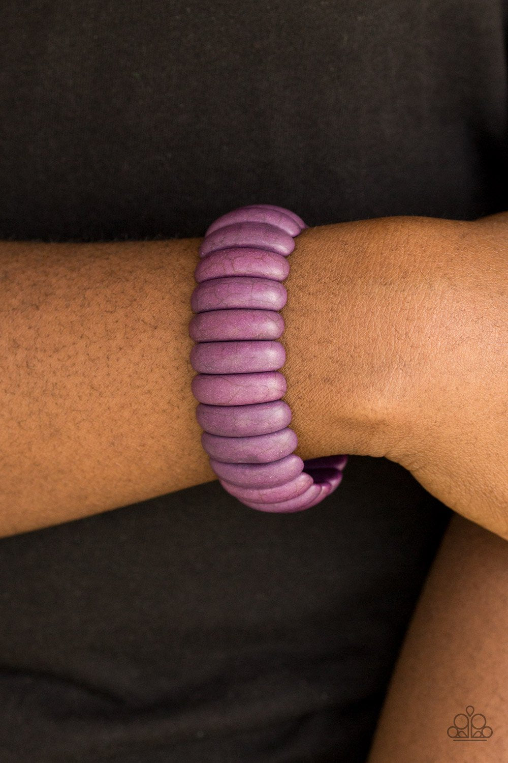 Peacefully Primal - Purple Bracelet
