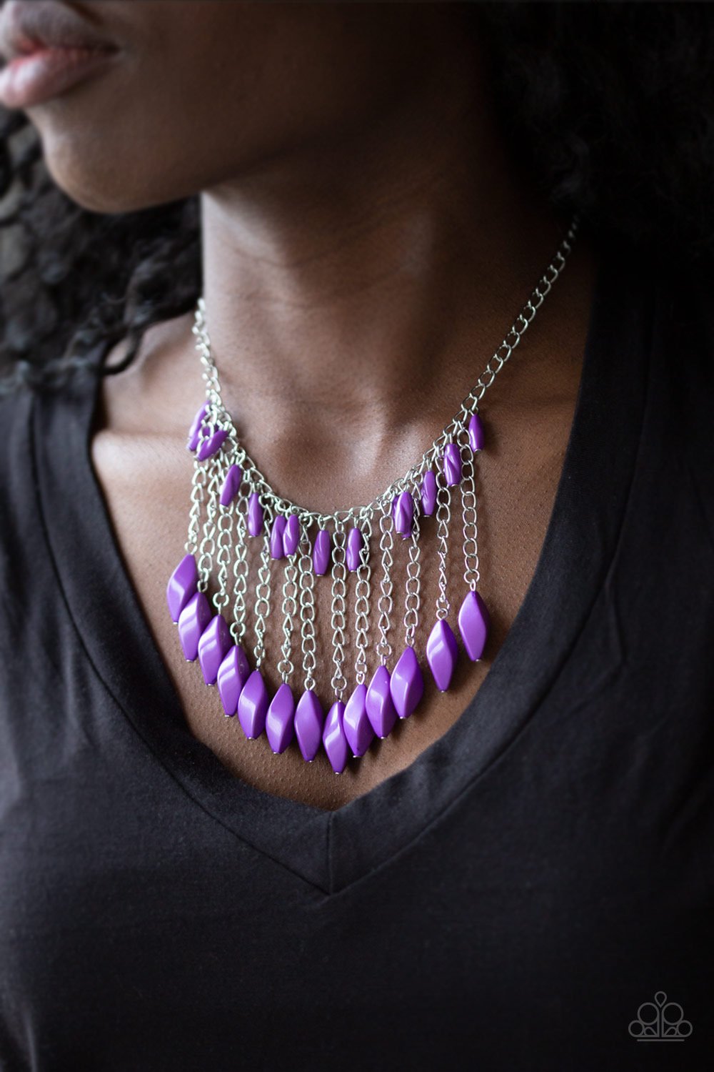 Purple Venturous Vibes Necklace