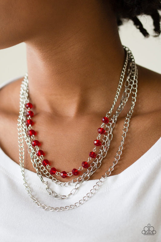 Fashionably Fantabulous - Red Necklace