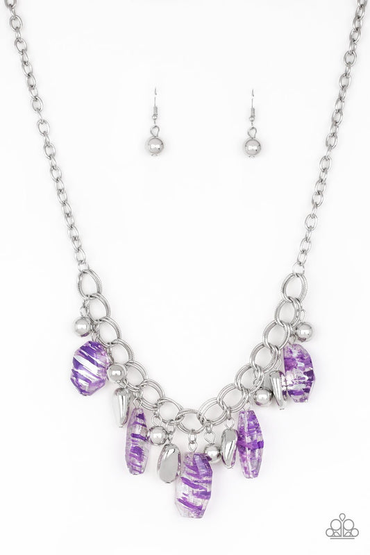 Purple Chroma Drama Necklace