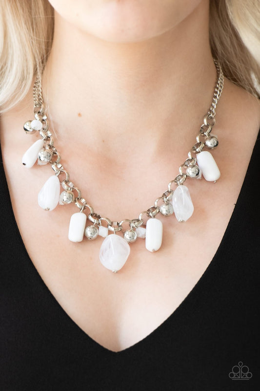 Grand Canyon Grotto - White Necklace