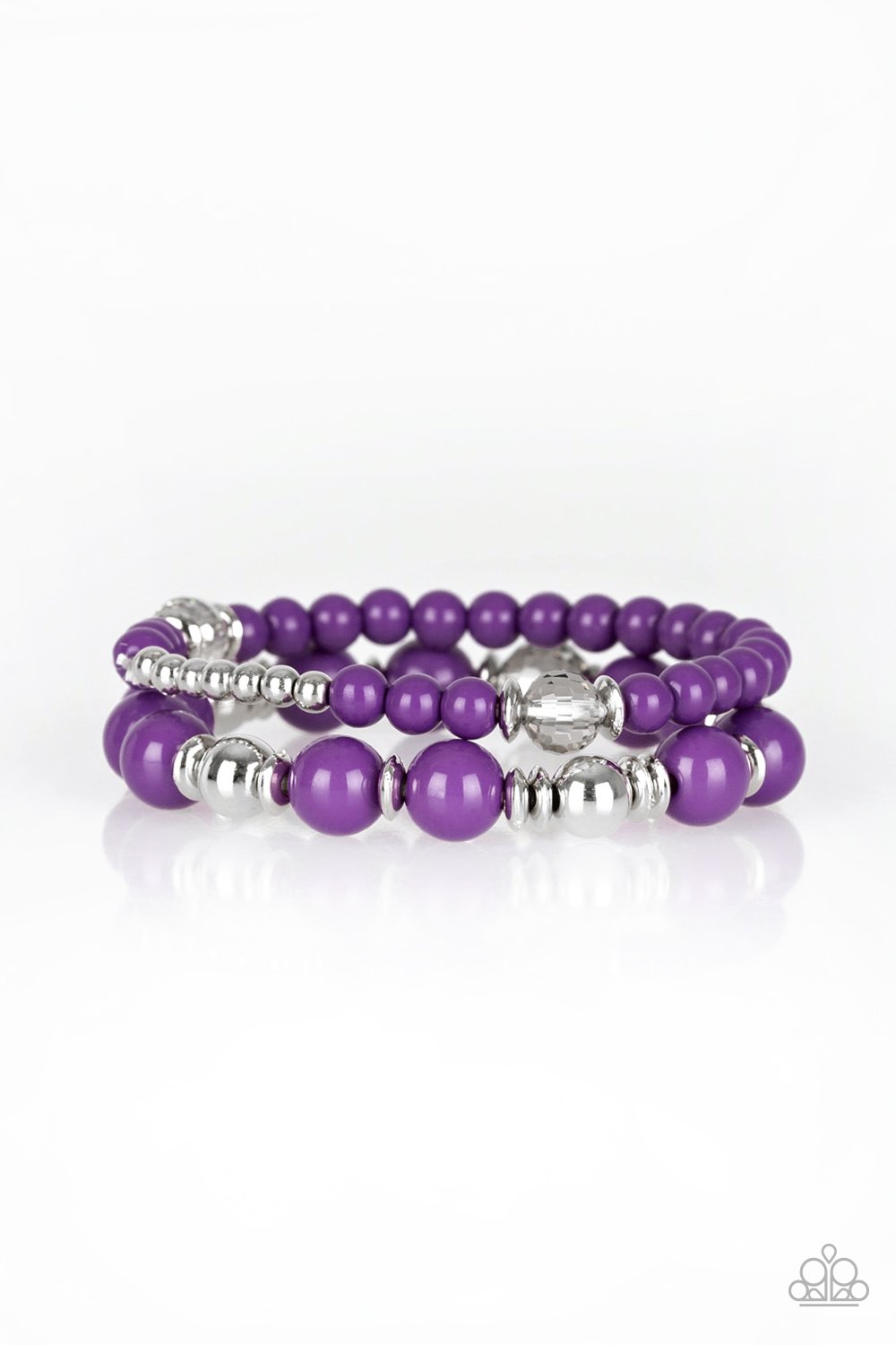 Colorful Collisions - Purple Bracelet