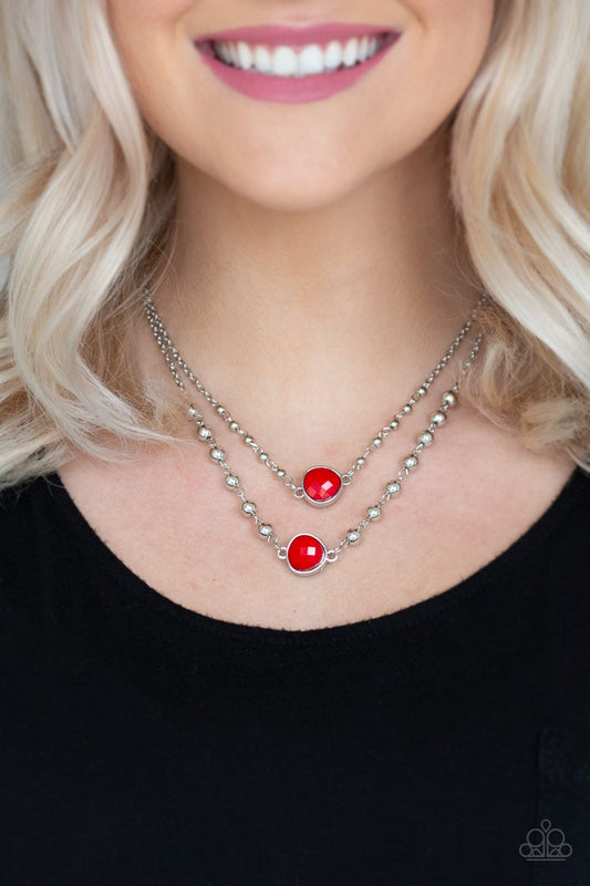 Red Colorfully Charming Necklace
