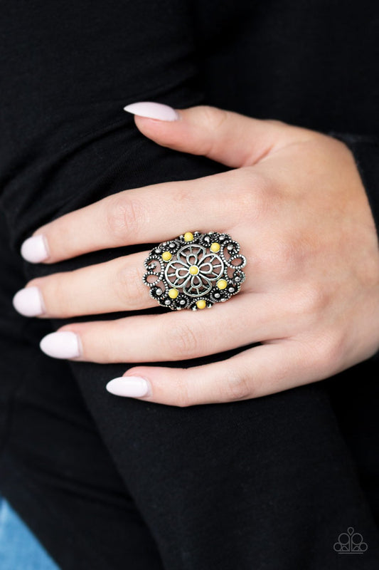 Yellow Floral Fancies Ring