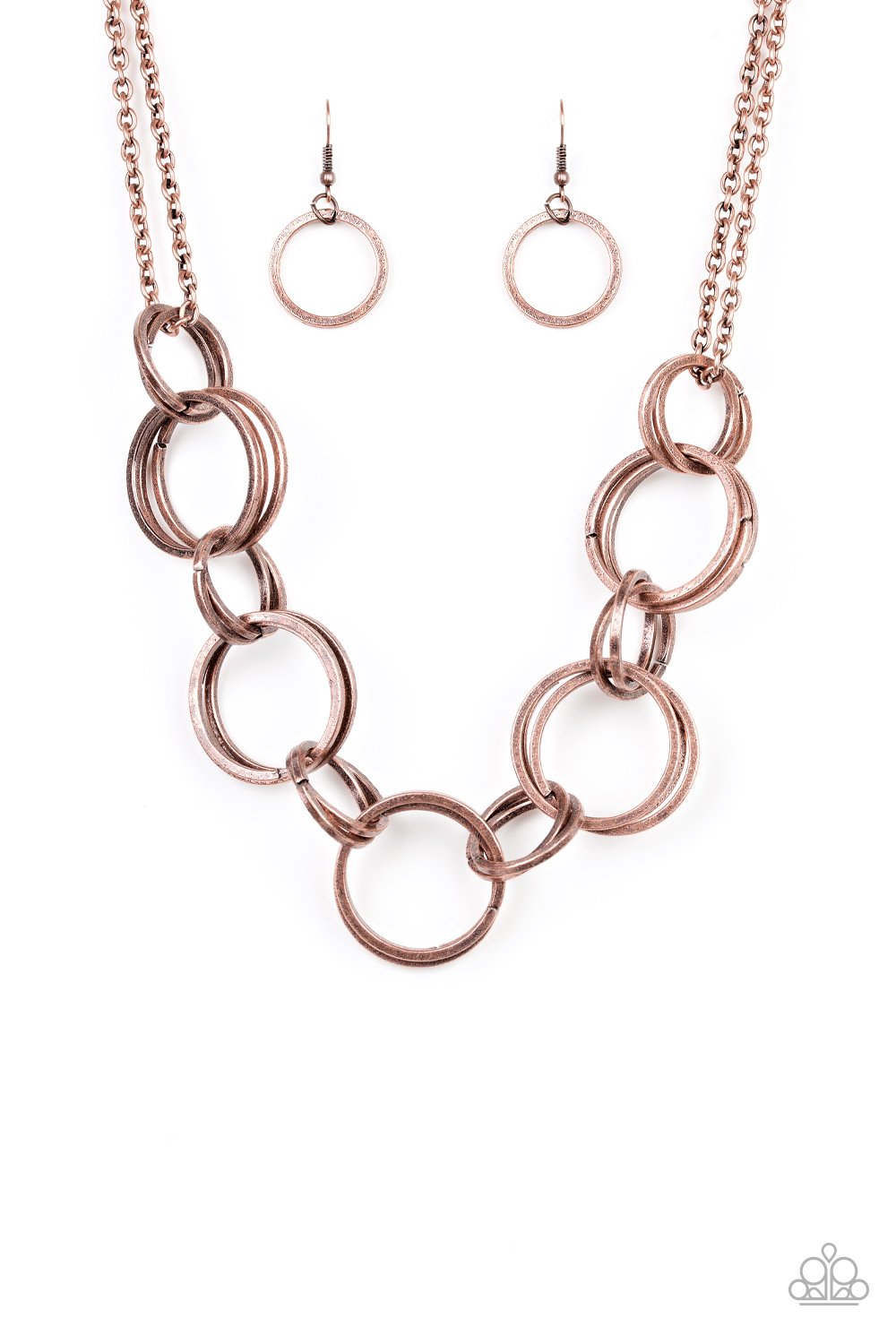 Jump Into The Ring - Copper Necklace