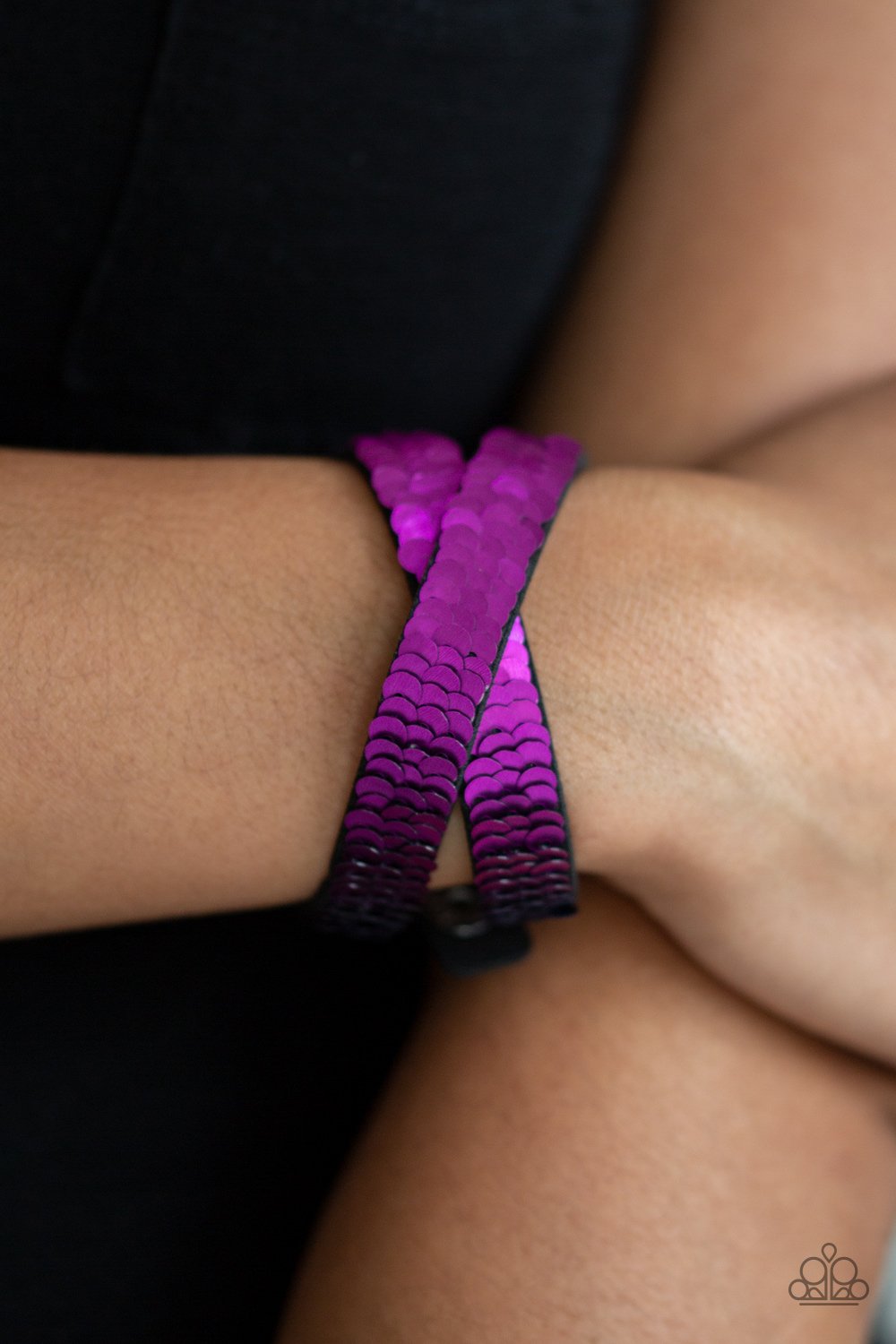Under The SEQUINS - Purple Bracelet