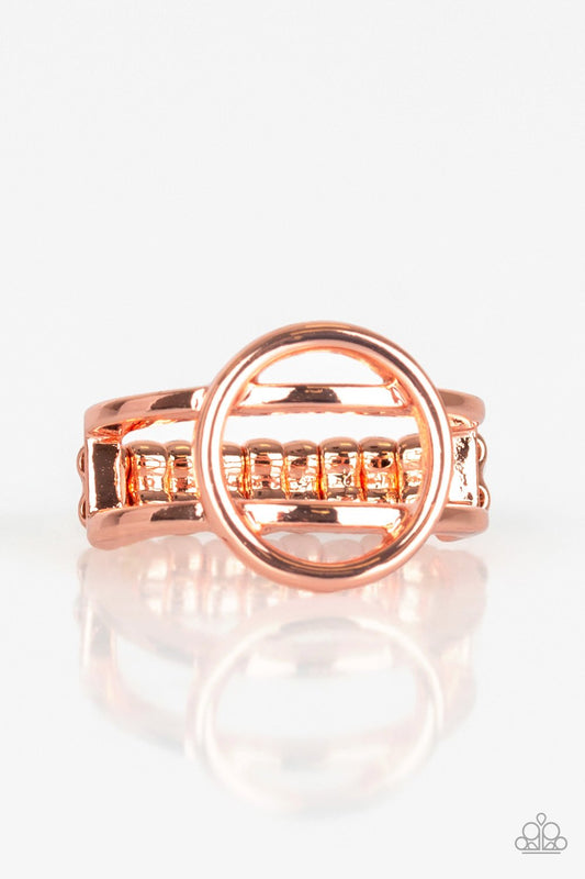 Copper City Center Chic Ring