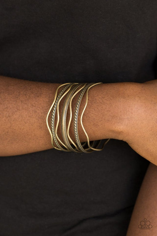 Zesty Zimbabwe - Brass Bracelet