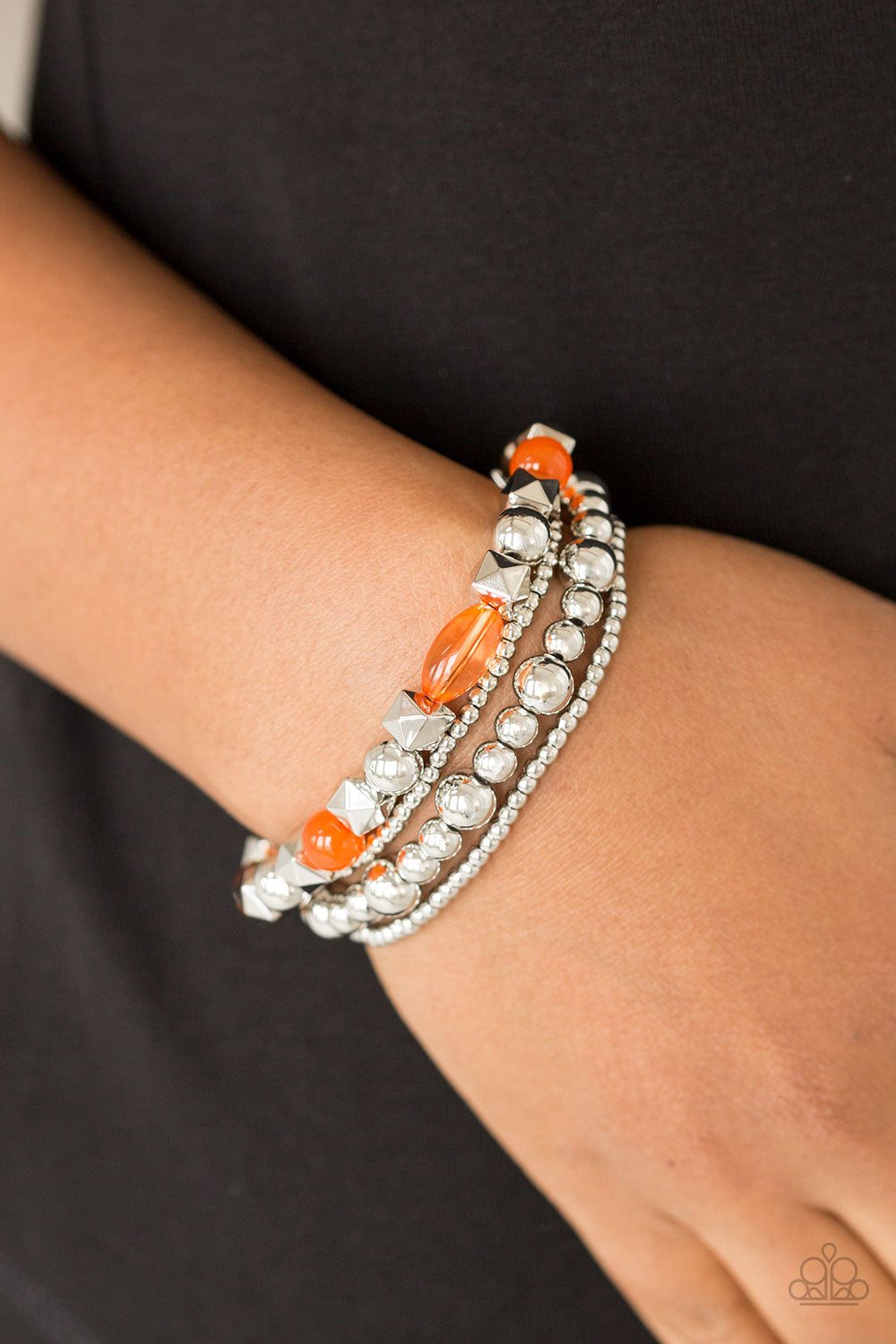 Babe-alicious - Orange Bracelet