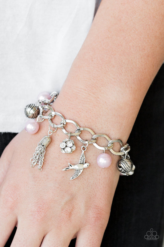 Lady Love Dove - Pink Bracelet