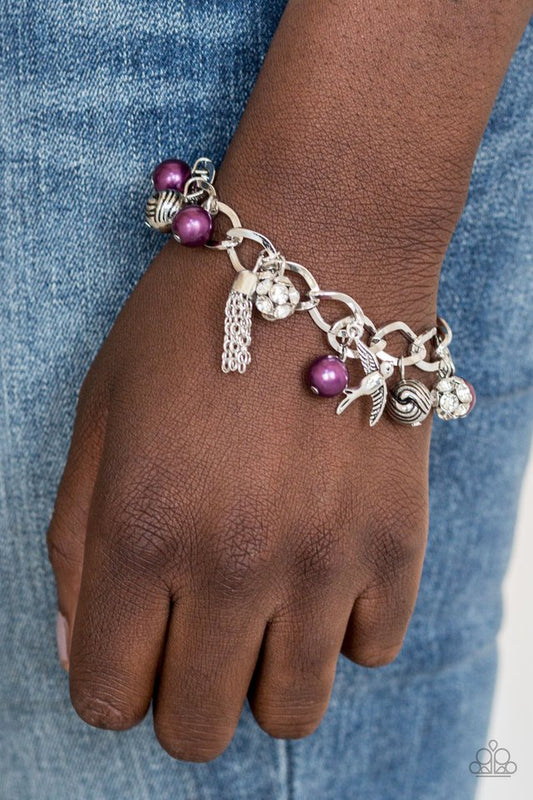 Lady Love Dove - Purple Bracelet