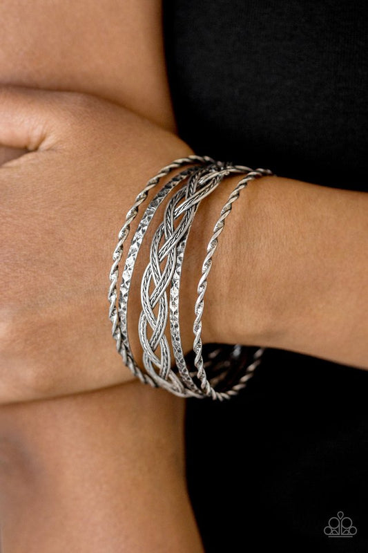Straight Street - Silver Bracelet