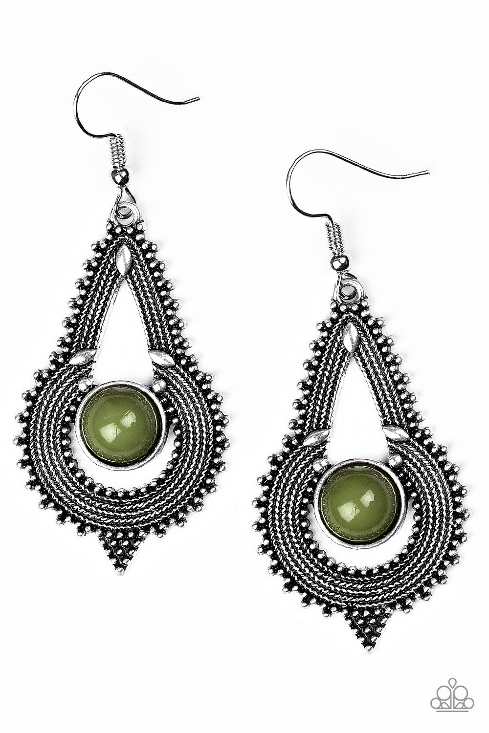 Zoomin Zumba - Green Earring
