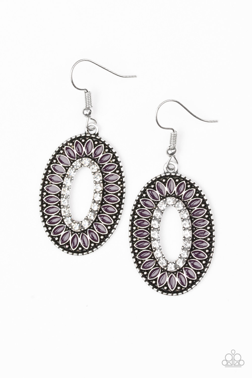 Fishing For Fabulous - Purple Earring