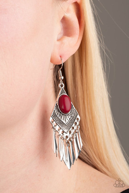 Mostly Monte-ZUMBA - Red Earring