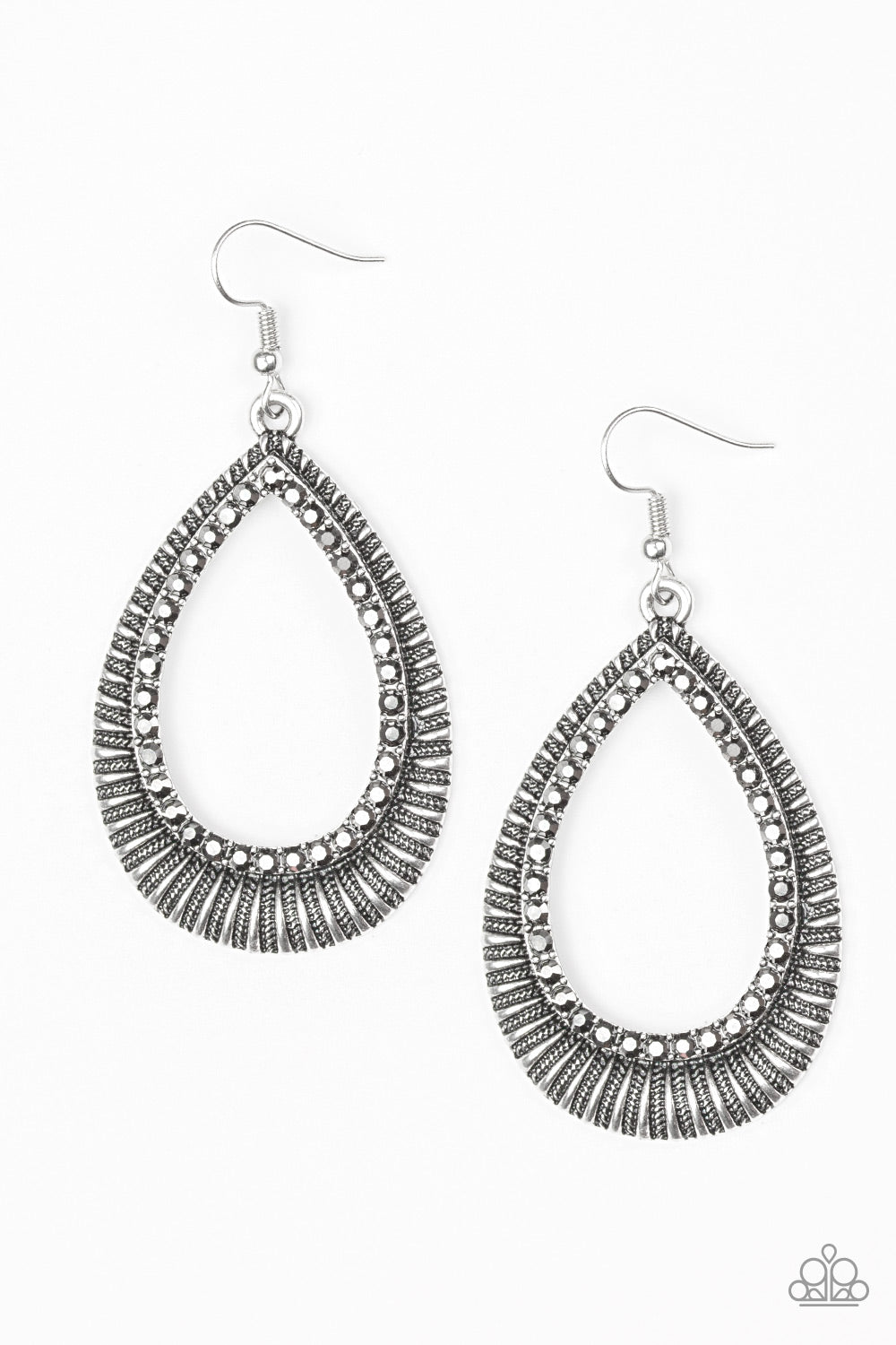 Right As REIGN - Silver Earring