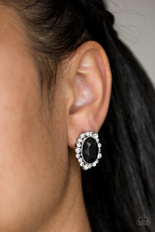 Hold Court - Black Earring