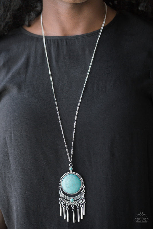 Rural Rustler - Blue Necklace