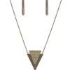 Ancient Arrow - Brass Necklace