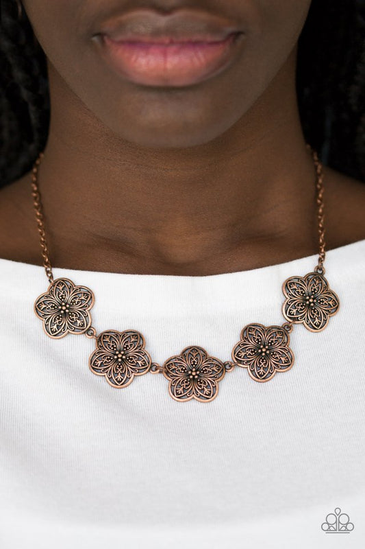 Garden Groove - Copper Necklace