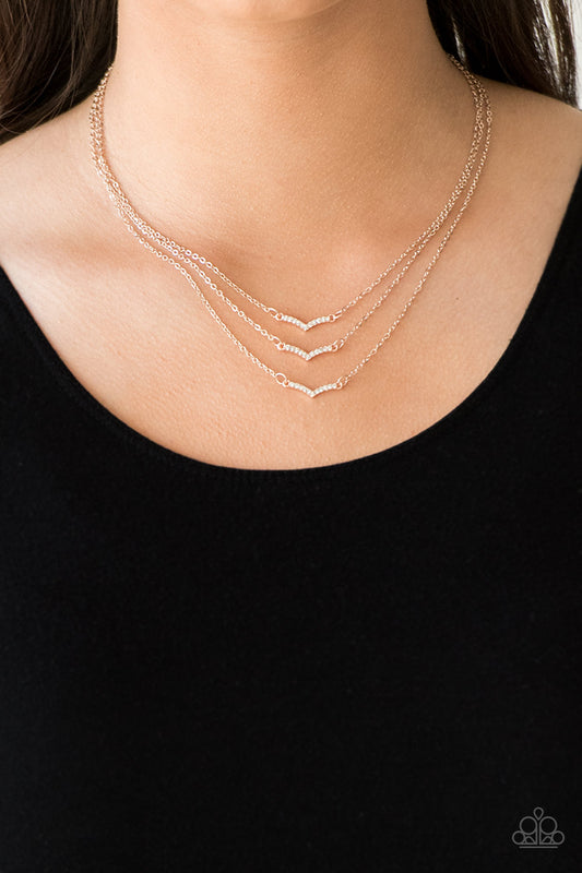 Pretty Petite - Rose Gold Necklace