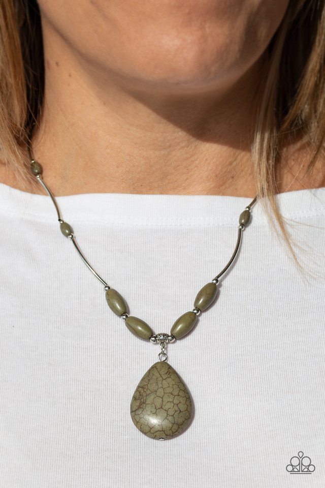 Explore The Elements - Green Necklace