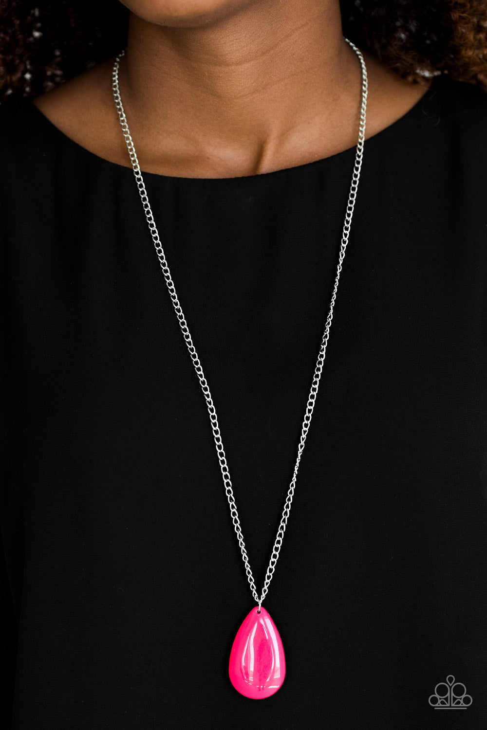 So Pop-YOU-lar - Pink Necklace