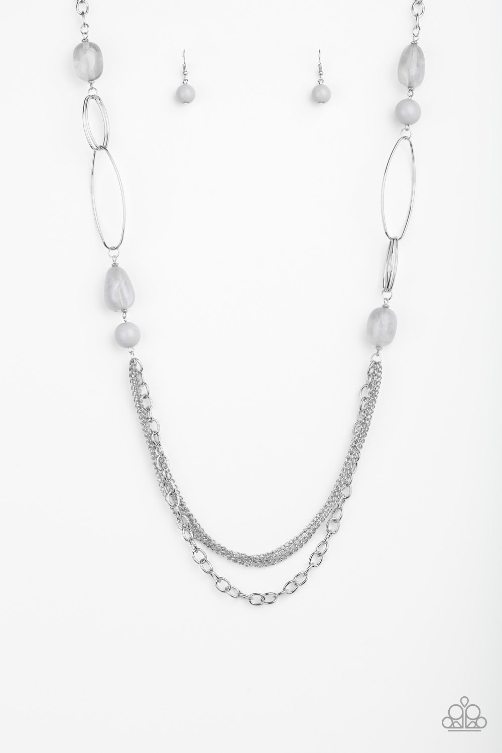 Pleasant Promenade - Silver Necklace