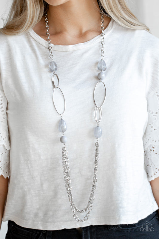 Pleasant Promenade - Silver Necklace