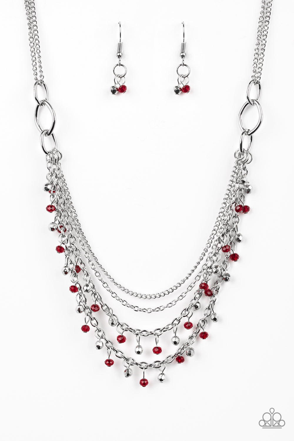 Financially Fabulous - Red Necklace