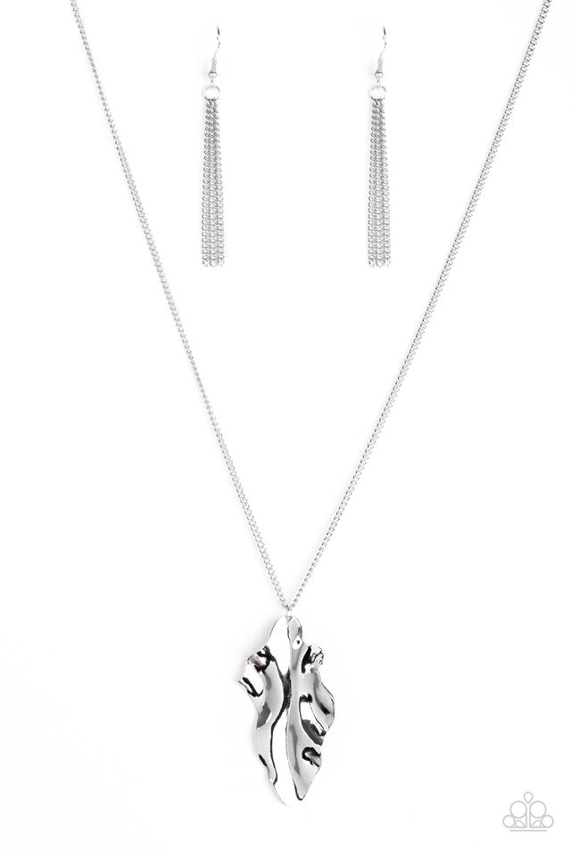 Fiercely Fall - Silver Necklace