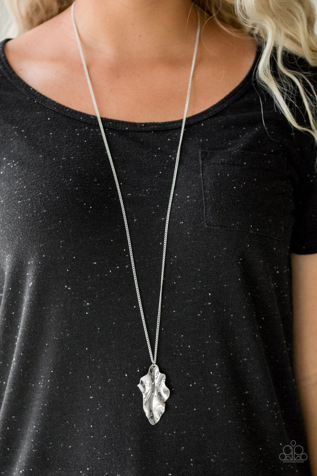 Fiercely Fall - Silver Necklace