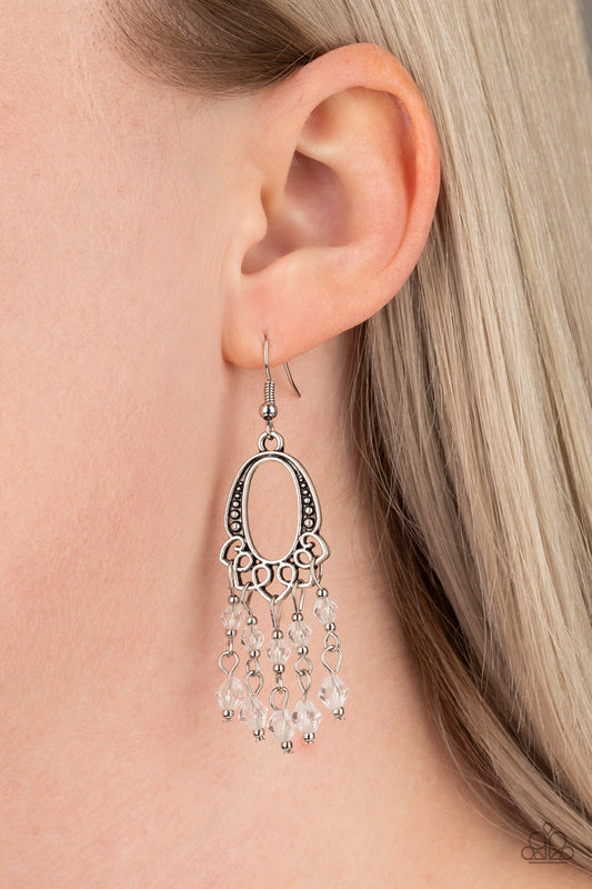 Not The Only Fish In The Sea - White Earring