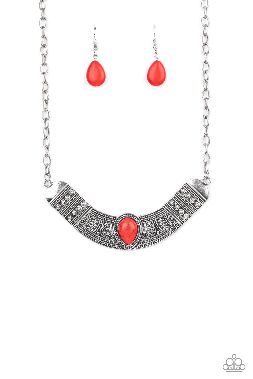 Very Venturous - Red Necklace