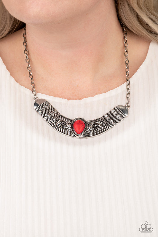 Very Venturous - Red Necklace