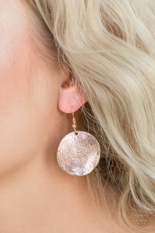 Rose Gold Basic Bravado Earrings