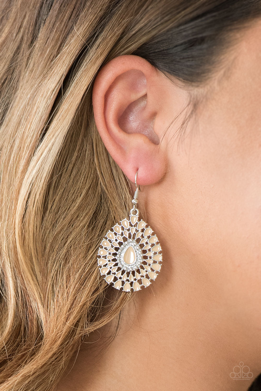 City Chateau - Brown Earring